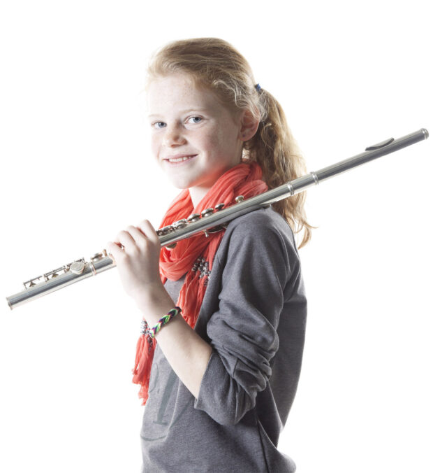 Swindon Music Trust girl musician with flute